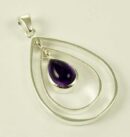 Pendant Silver Amethyst