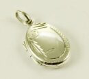 Pendant Silver Locket Oval