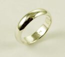 Ring Silver Plain Band W0.5cm