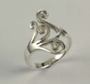 Ring Silver Swirls
