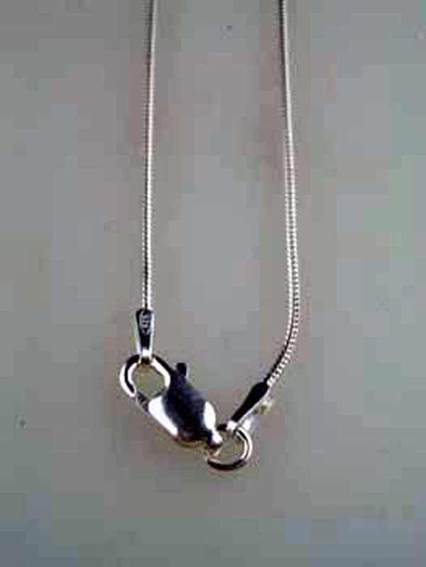 Silver Chain Snake 22 Inch