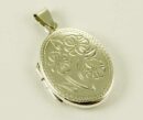 Pendant Silver Locket Oval