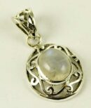 Silver Pendant Labradorite L4cm