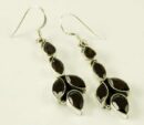 Silver Earring Leaves L5cm
