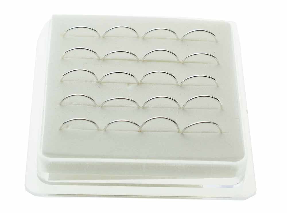 Nose Ring Silver Plain 20pcs