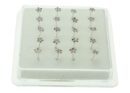 Nose Stud Silver 20pcs 4mm