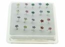 Nose Stud Silver 20pcs 4mm