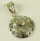 Silver Pendant Labradorite L4cm