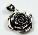 Pendant Silver Plain Rose