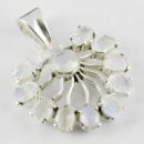 Pendant Silver Stone Clear