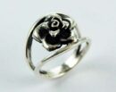 Ring Silver Solid Flower