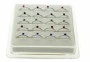 Nose Ring Assorted Colour Stones 20pcs