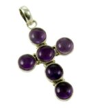 Silver Pendant Cross Shape