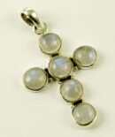 Silver Pendant Cross Shape