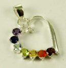 Silver Pendant Chakra Heart