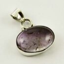 Pendant Silver Light Amethyst