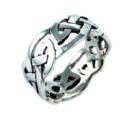 Ring Silver Band Celtic Knot