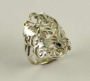 Ring Silver Double Butterfly