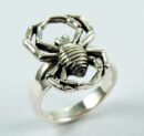 Ring Silver Spider