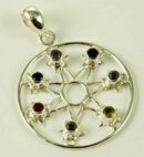 Silver Pendant Chakra L4cm