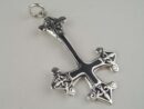 Pendant Silver Cross Upside