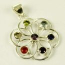 Silver Pendant Chakra L4cm