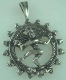 Pendant Silver Shiva H3.8cm