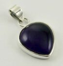 Pendant Silver Tear Drop Amethyst Cab