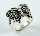 Ring Silver Butterfly Fancy