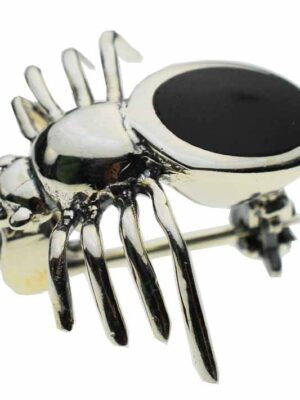 Brooch Spider With Cabochon Stone