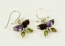 Earring Silver Butterfly Mixed