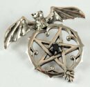 Pendant Silver Bat 34x35mm