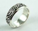 Ring Silver Celtic Rope Effect