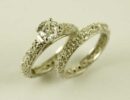 Ring Silver Double Ring Set