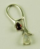 Pendant Silver Garnet