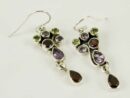 Earring Silver Mixed Tear