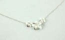 Necklace Flowers With Stones 18 Inch