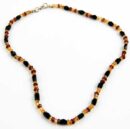 Necklace Silver Multi Cut Stone
