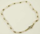 Necklace Silver Rose Quartz Bead