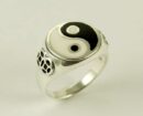 Ring Silver Ying Yang