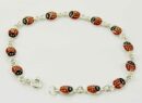 Bracelet Ladybug Enamel  L20cm