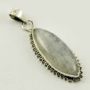 Pendant Silver Rainbow Oval
