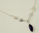 Necklace Silver Amethyst