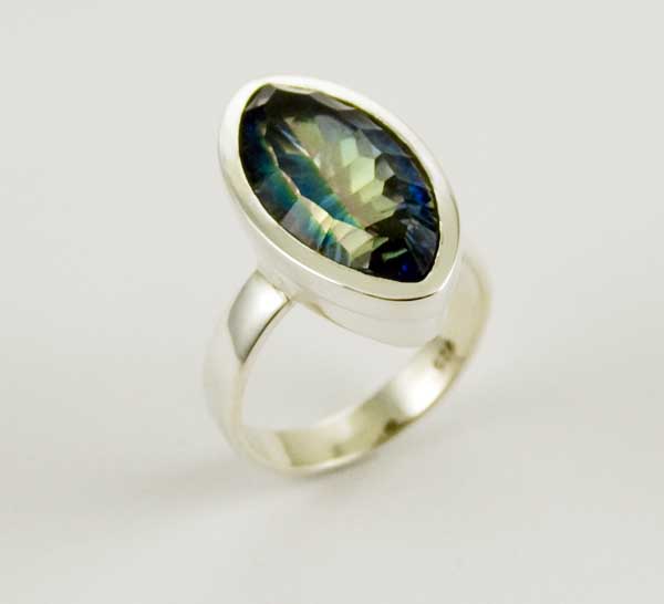 Ring Silver Mystic Topaz