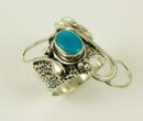 Ring Silver Turquoise Stone