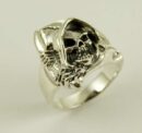 Ring Silver Reaper Skull