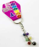 Keyring Chakra Gemstones L9cm