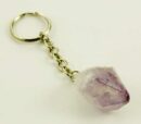 Keyring Stone Rough Amethyst