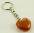 Keyring Heart Cherry Quartz