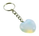 Keyring Heart Opalite